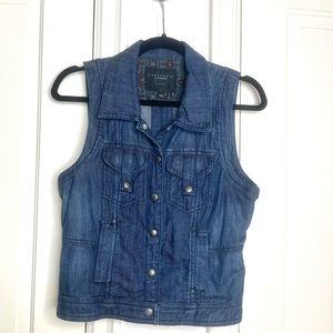 Sanctuary Clothing Denim Vest Extra Small